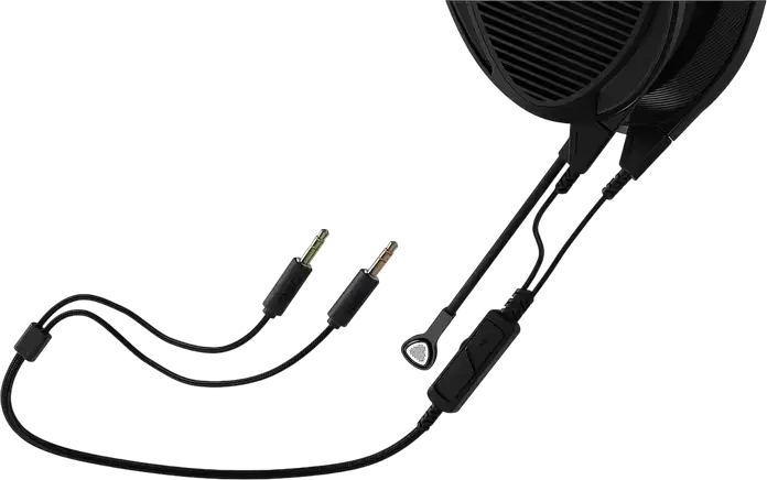 ASUS ROG Kithara Wired Open-Back Headset with HIFIMAN 100mm Planar Magnetic Drivers, MEMS Boom Mic, Aluminum Frame, and Swappable Balanced Plugs