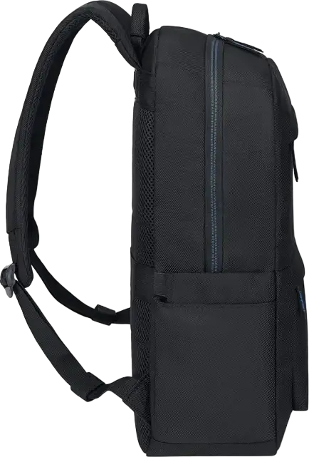 Rivacase 8062 Boboli Laptop Backpack for 15.6-16 inch Laptops, Capacity 15.6-16 Inch, Water-Resistant RPET Polyester, Neoprene Protection, Black