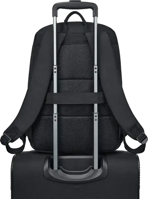 Rivacase 8062 Boboli Laptop Backpack for 15.6-16 inch Laptops, Capacity 15.6-16 Inch, Water-Resistant RPET Polyester, Neoprene Protection, Black