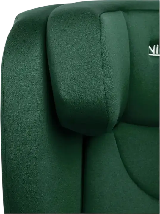 Caretero Nimbus Car Seat Group 2/3, i-Size ECE R129, 15-36 kg, 100-150 cm, 4-12 Years, Isofix and Belt Installation, 11-Position Adjustable Headrest, Dark Green