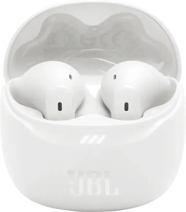 JBL Tune Flex 2 True Wireless Earbuds, White, Adaptive Noise Cancelling ANC, JBL Pure Bass & Spatial Sound, Smart Ambient, 48h Battery, Water & Dust Resistant
