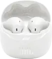 JBL Tune Flex 2 True Wireless Earbuds, White, Adaptive Noise Cancelling ANC, JBL Pure Bass & Spatial Sound, Smart Ambient, 48h Battery, Water & Dust Resistant