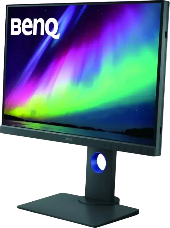 Monitor Profesional BenQ SW240 24.1" IPS WUXGA, 1920x1200, 99% Adobe RGB, Culori 10-bit, Calibrare Hardware, Validare Pantone, HDMI DP DVI, Gri