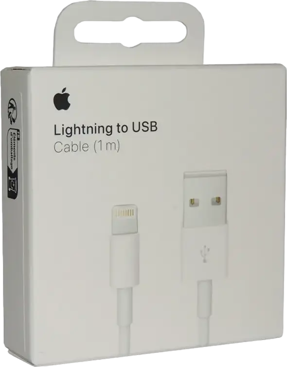 Apple Lightning to USB Cable, 1m White Charging and Data Sync Cable for iPhone, iPad, iPod, USB 2.0 Standard