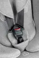 Caretero Lumi i-Size 360 Rotating Car Seat, ECE R129/03, ISOFIX with Support Leg, 0-36 kg, 40-150 cm, 0-12 Years, Memory Foam Fabric, Light Grey