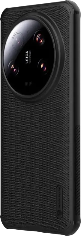 Nillkin Super Frosted Shield Pro Case for Xiaomi 14 Ultra, Black, Shockproof Matte TPU PC Dual-Material Cover, Anti-Fingerprint Protective Shell