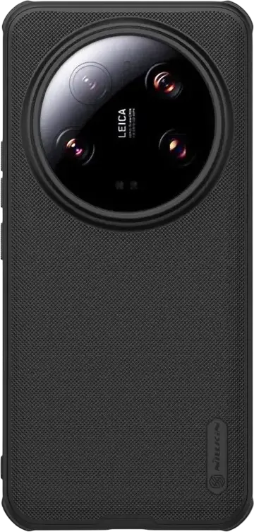 Nillkin Super Frosted Shield Pro Case for Xiaomi 14 Ultra, Black, Shockproof Matte TPU PC Dual-Material Cover, Anti-Fingerprint Protective Shell
