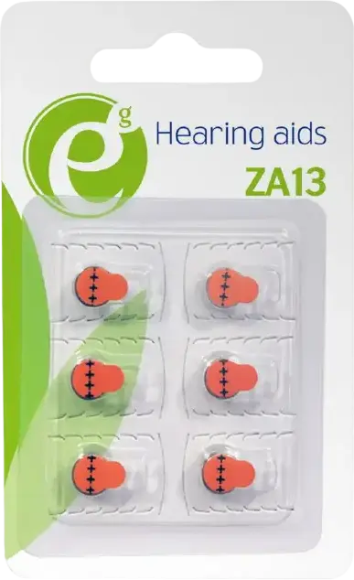 Baterii rotunde Energenie EG-BA-ZA13-01, ZA13, 255mAh, 6buc.