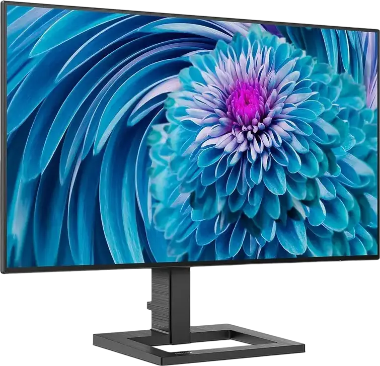 Monitor Philips 275E2FAE 27 inch WQHD, 16:9, Panou IPS, 2560x1440, 75Hz, 1ms MPRT, Design 4-Sided Frameless, Adaptive-Sync, Boxe Integrate, Reglabil Înălțime, Negru