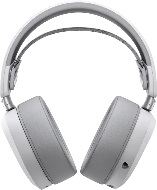 ASUS ROG Pelta Wireless Gaming Headset, White, Tri-mode Connectivity, ROG SpeedNova, 50mm Titanium Drivers, Detachable Boom Mic, Aura Sync RGB, 70h Battery
