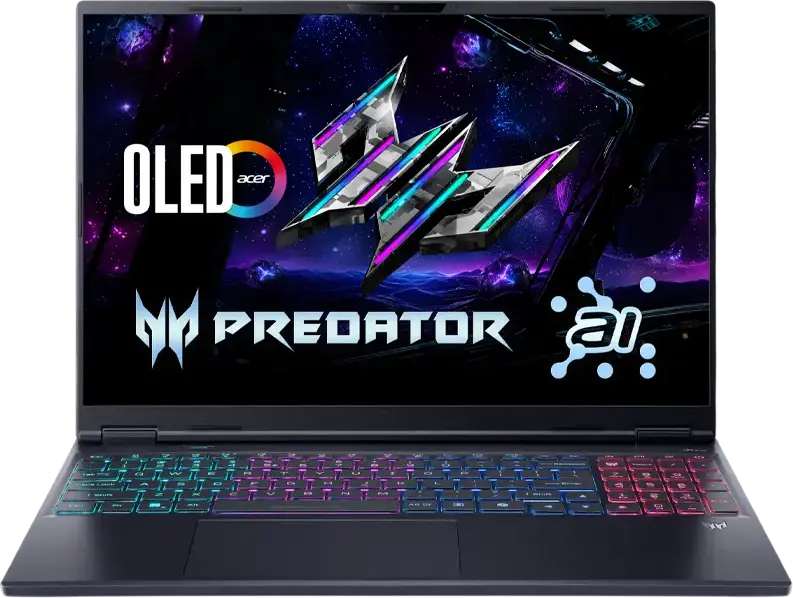 Laptop Gaming 16" Acer Predator Helios Neo 16S AI PHN16S-71, Abyssal Black, Intel Core Ultra 9 275HX, 32GB/1024GB, Linux eShell