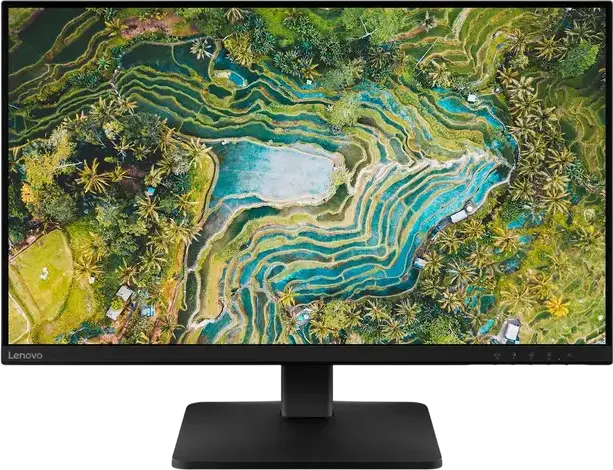 Monitor Lenovo L27qe 27 inch WQHD, Rezoluție 2560x1440 IPS, Rata de Refresh 100Hz, Timp Răspuns 4ms, HDR10, Adaptive-Sync, HDMI 2.1, DisplayPort 1.4, Negru