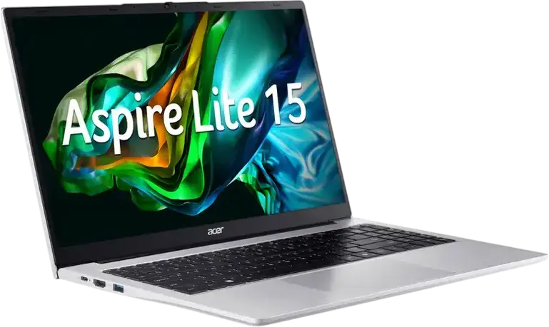 Laptop 15,6" Acer Aspire Lite 15 AL15-41P, Light Silver, AMD Ryzen 3 5300U, 16GB/512GB, Linux eShell