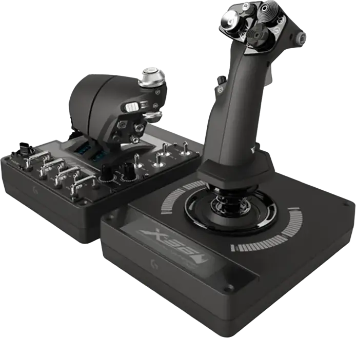 Joystick pentru jocuri Logitech G X56 HOTAS, Negru