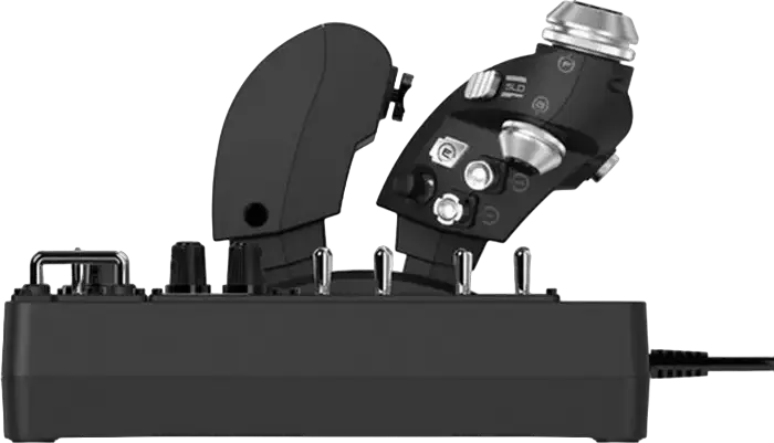 Logitech G X56 HOTAS Flight Control System, Joystick and Throttle, 189 Programmable Controls, Hall Effect Sensors, RGB Backlit, USB Connection for Windows