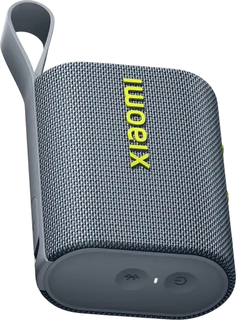 Xiaomi Sound Pocket Portable Bluetooth 5.4 Speaker, 5W RMS with Built-in Subwoofer, IP67 Waterproof & Dustproof, TWS Support, 10h Battery, USB-C, Color: Gray
