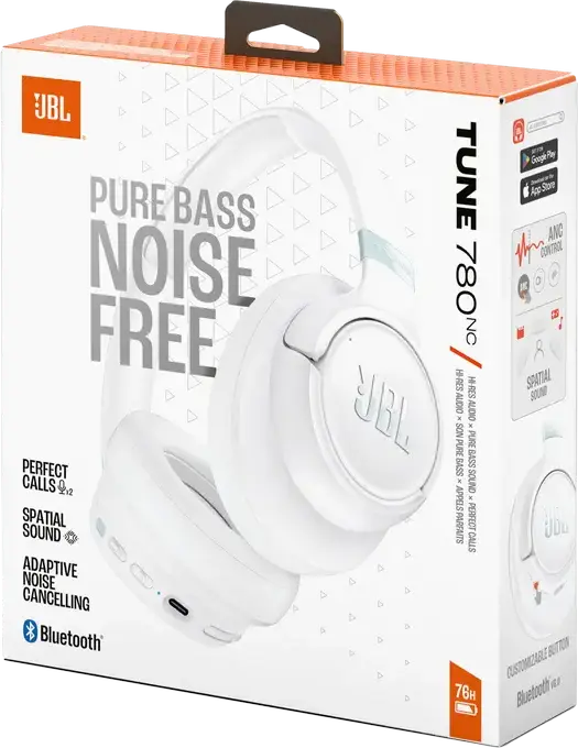 Căști JBL Tune 780NC, Alb