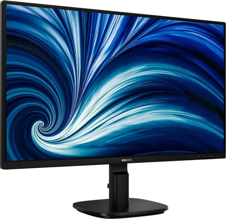 Бизнес-монитор Philips S-Line 24B2N2200 23.8", FHD 1920x1080 IPS, 120Гц, 4мс, HDMI, DisplayPort, VGA, Встроенные динамики, Low Blue Mode, Черный