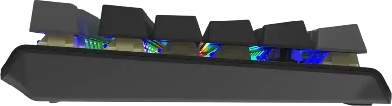 Механическая клавиатура A4Tech Fstyler FS100, линейные переключатели Hot-Swap, RGB подсветка, алюминиевый корпус, N-Key Rollover, проводная USB, черный