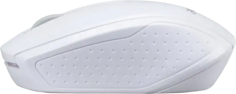 Mouse Optic Wireless Acer M501, Rezoluție 1600 DPI, Design Ambidextru, Receptor Wireless USB RF 2.4 GHz, Compatibil cu Chromebook, Alb