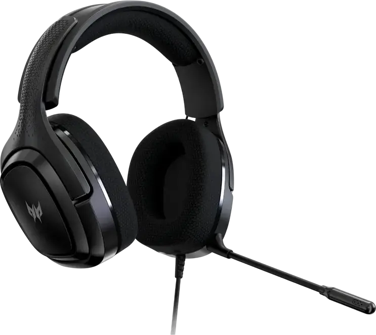Casca Gaming Acer Predator Galea 365 PHW210, Sunet Surround 7.1, Difuzoare Neodimium 50mm, Conexiune Jack 3.5mm și USB, Microfon și Controler Detasabile, Over-Ear, Negru