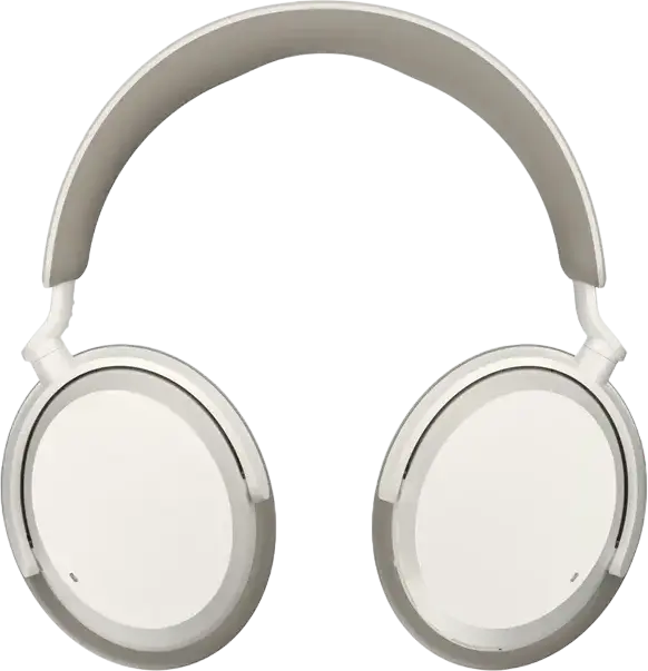 Беспроводные полноразмерные наушники Sennheiser Accentum Wireless, гибридное ANC, Bluetooth 5.2, aptX HD, динамические драйверы 37 мм, до 50 ч работы, USB-C, Белый