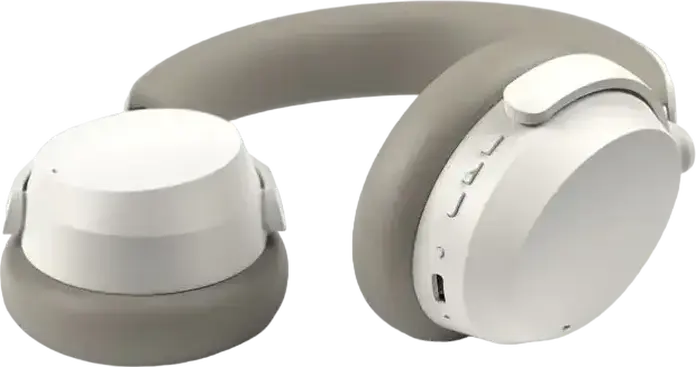 Беспроводные полноразмерные наушники Sennheiser Accentum Wireless, гибридное ANC, Bluetooth 5.2, aptX HD, динамические драйверы 37 мм, до 50 ч работы, USB-C, Белый