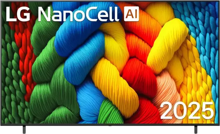 Смарт-телевизор LG NanoCell AI 86NANO81A6A 86" 4K UHD, процессор alpha 7 AI Gen8, webOS, HDR10, IPS панель, Direct LED, черный