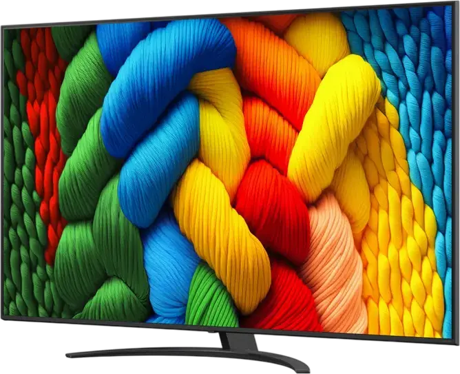Смарт-телевизор LG NanoCell AI 86NANO81A6A 86" 4K UHD, процессор alpha 7 AI Gen8, webOS, HDR10, IPS панель, Direct LED, черный