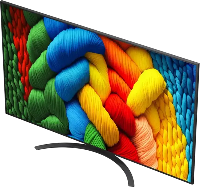 Смарт-телевизор LG NanoCell AI 86NANO81A6A 86" 4K UHD, процессор alpha 7 AI Gen8, webOS, HDR10, IPS панель, Direct LED, черный