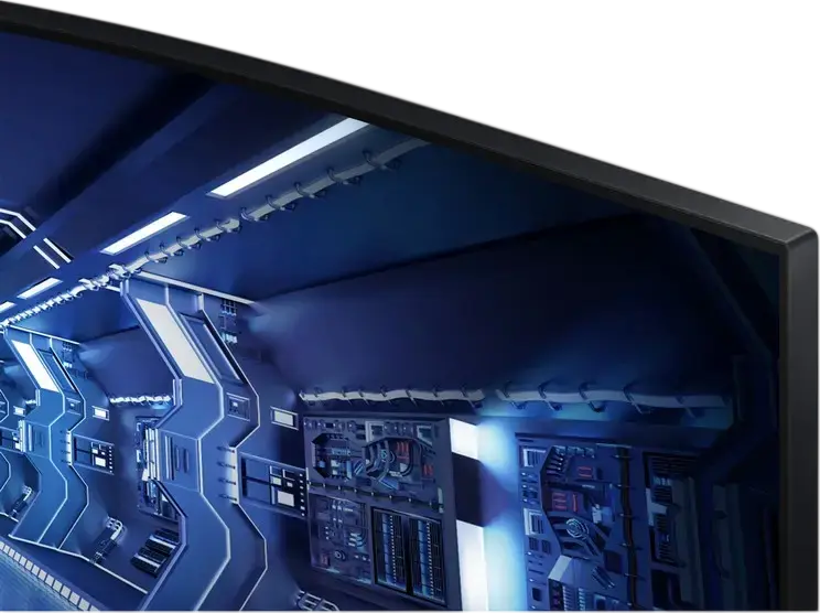Игровой изогнутый монитор Samsung Odyssey C34G55TW 34", WQHD 3440x1440, 165Гц, 1мс, радиус 1000R, VA панель, HDR10, AMD FreeSync Premium, черный