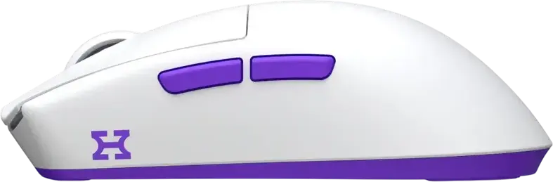 Hellyberry HM47 Wireless Gaming Mouse, PixArt PMW 3311 12000 DPI, Tri-Mode 2.4GHz/BT/Wired, HUANO 80M Switches, 47g Lightweight, RGB Magnetic Charging Dock