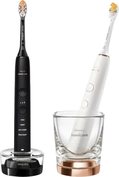 Periuța de dinți electrică sonică Philips HX9914/69, Negru | Aur Roz