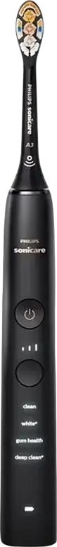 Periuță de dinți electrică sonică Philips Sonicare DiamondClean 9000 HX9914/69, 2 mânere, 2 capete de periaj A3 Premium All-in-One, 4 moduri de curățare, 3 intensități, conectivitate Bluetooth, senzor presiune