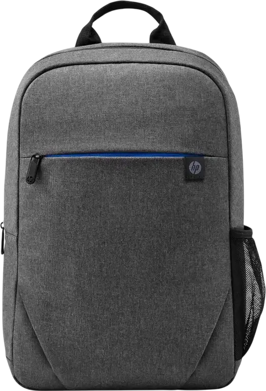 HP Prelude Backpack 15.6" Laptop Bag, Capacity 15.6 Inch, Grey Polyester, Water Resistant, Padded Shoulder Straps, 1E7D6UT / 1E7D6AA