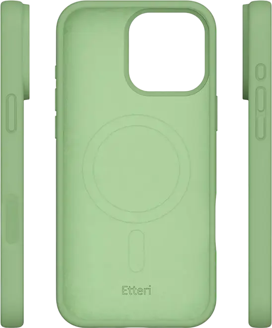 Husa Etteri din Silicon MagSafe pentru Apple iPhone 16 Pro Max, Cover Posterior din Silicon cu Textura Soft-Touch si Captusala din Microfibra