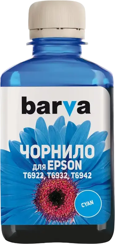 Recipient de cerneală Barva T6931, 180ml, Cyan