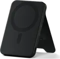 Satechi OntheGo Qi2 Magnetic Power Bank 5K with Stand ST-B5Q2SK, 5000mAh Battery, 15W Wireless & 20W USB-C Charging, Aluminum Frame, Black