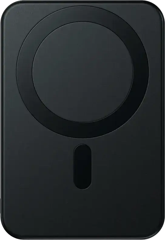 Satechi OntheGo Qi2 Magnetic Power Bank 5K with Stand ST-B5Q2SK, 5000mAh Battery, 15W Wireless & 20W USB-C Charging, Aluminum Frame, Black