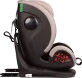 Caretero Securo 360 Rotating Car Seat, i-Size ECE R129/02, ISOFIX & Top Tether, 0-36 kg, 40-150 cm, SIP Side Impact Protection, Memory Foam, Light Grey