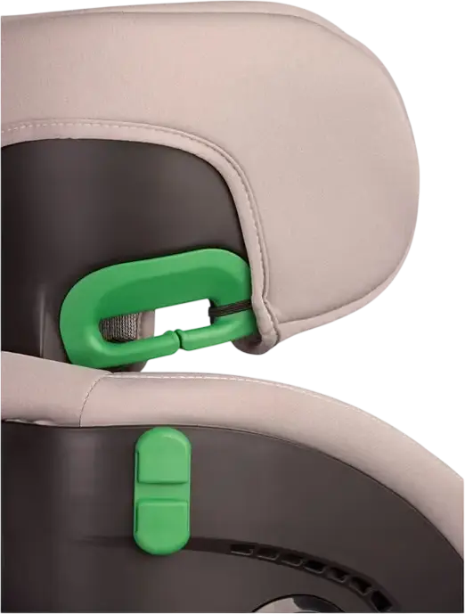 Caretero Securo 360 Rotating Car Seat, i-Size ECE R129/02, ISOFIX & Top Tether, 0-36 kg, 40-150 cm, SIP Side Impact Protection, Memory Foam, Light Grey