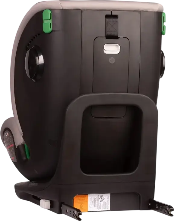 Caretero Securo 360 Rotating Car Seat, i-Size ECE R129/02, ISOFIX & Top Tether, 0-36 kg, 40-150 cm, SIP Side Impact Protection, Memory Foam, Light Grey