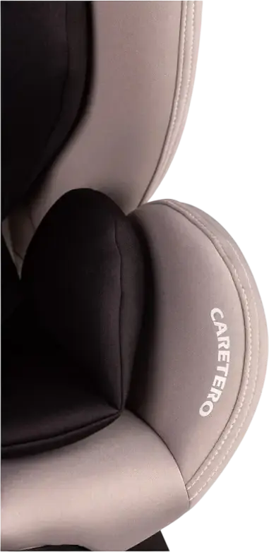Caretero Securo 360 Rotating Car Seat, i-Size ECE R129/02, ISOFIX & Top Tether, 0-36 kg, 40-150 cm, SIP Side Impact Protection, Memory Foam, Light Grey