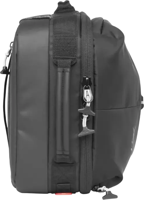 Rucsac Gaming HyperX Knight, Poliester Negru, Capacitate 22.6L, Compatibil cu Laptopuri pana la 16 inch, Rezistent la Apa, Design Clamshell