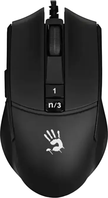 Mouse Gaming cu Fir Bloody L65 Max, Negru, Senzor MAX BC3332-A 12K, 12,000 DPI, 8000 fps, Memorie Internă 512 KB, Iluminare RGB, Design Honeycomb, Piciorușe Teflon, USB