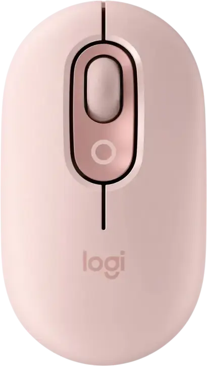 Mouse Wireless Logitech POP, Roz