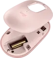 Mouse Logitech POP Wireless Bluetooth Compact, Roz, 4000 DPI, Click-uri Silențioase, Buton Dedicat Emoji, Design Ambidextru, 104.8 x 59.4 x 35.2 mm