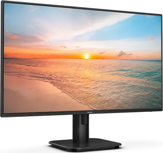 Монитор Philips S-Line 24E1N1100A 23.8" FHD IPS, 1920x1080, 120Гц, 1мс MPRT, Adaptive-Sync, LowBlue Mode, Встроенные динамики, HDMI, VGA, VESA, Черный
