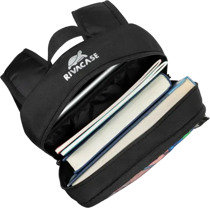 Rucsac Urban Rivacase Agora 5420 Skaters, 12L din Poliester Rezistent la Apă cu Compartiment pentru Laptop și Organizator, 270 x 380 x 130 mm