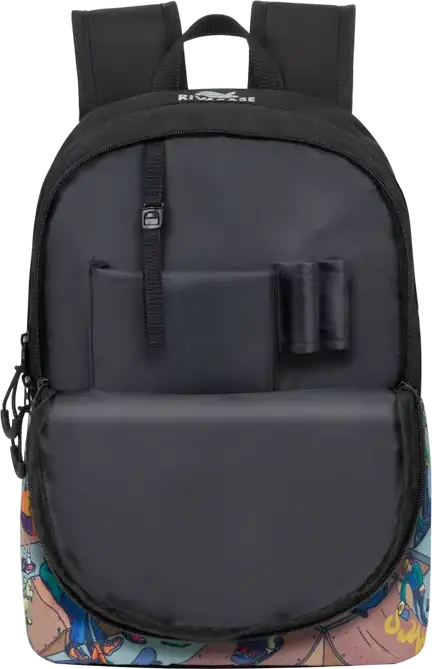 Rucsac Urban Rivacase Agora 5420 Skaters, 12L din Poliester Rezistent la Apă cu Compartiment pentru Laptop și Organizator, 270 x 380 x 130 mm